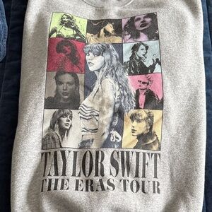 Taylor Swift Gray The Eras Tour Sweatshirt